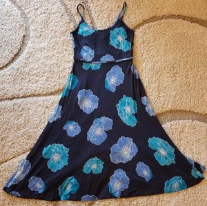 💙 NWT LOFT 💙 blue floral sleeveless dress medium